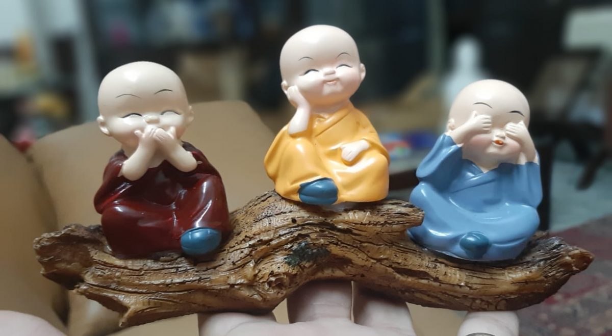 Monks on Log